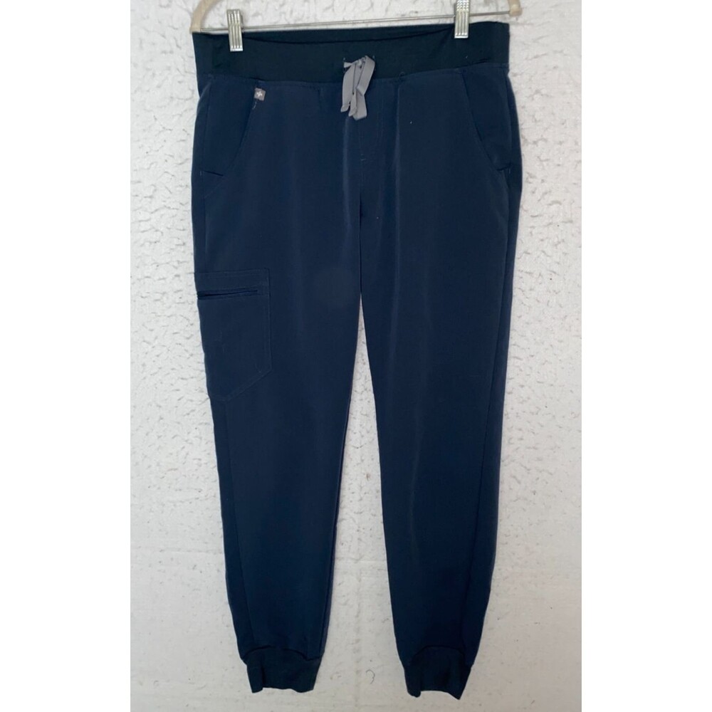 FIGS Scrub Bottom Dark Harbor High Waisted Zamora Jogger Pants Womens M PO#3023